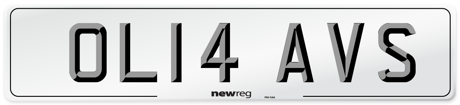 OL14 AVS Number Plate from New Reg